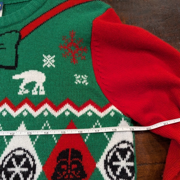 Men's Large Christmas Sweater Star Wars - Picture 4 of 4